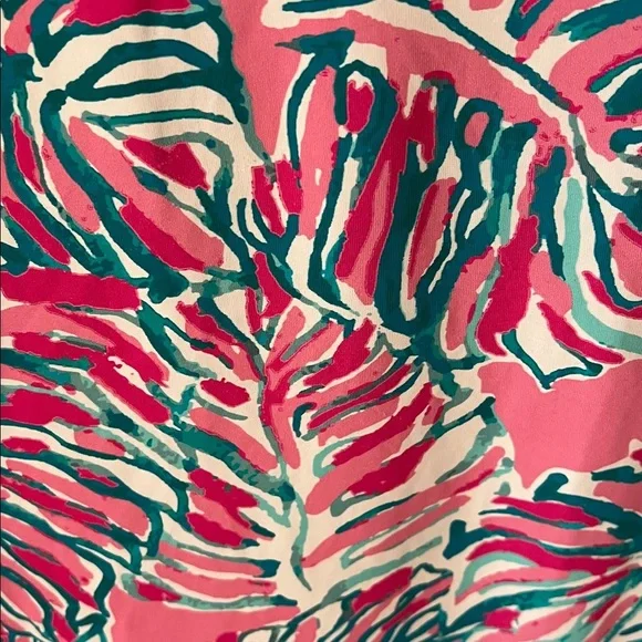 JEAN-PIERRE KLIFA Daphne Midi Shift Dress Pink Garden stretch Size small - Picture 6 of 10